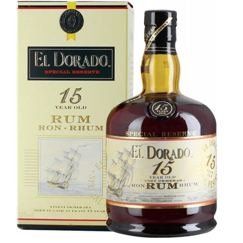 Rum 15 Anni Special Reserve Eldorado cl.70 in Astuccio