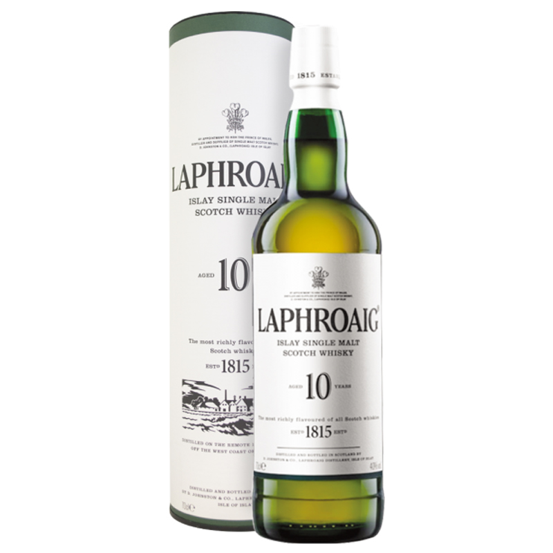 Laphroaig 10 Anni Islay Single Malt Scotch Whisky cl.70 in Astuccio